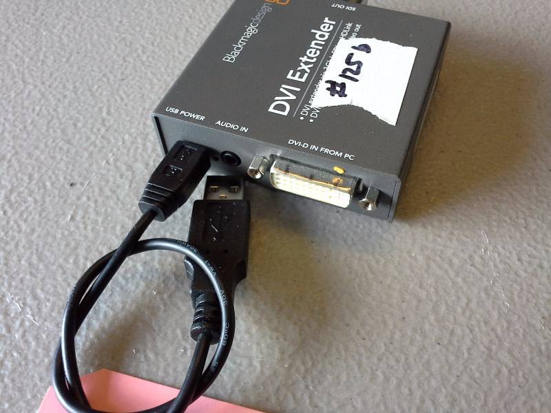lot 125B image: (1) Blackmagicdesign DVI Extender