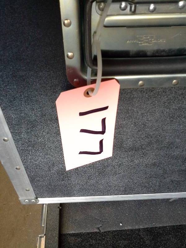 lot 177 image: (1) Metrodome Road Case
