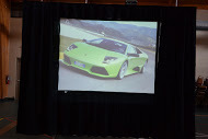 lot 138 image: DA-LITE 6 x 8 fastfold screen & trim kit