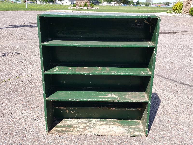 lot 13 image: Primitive Wooden Shelf