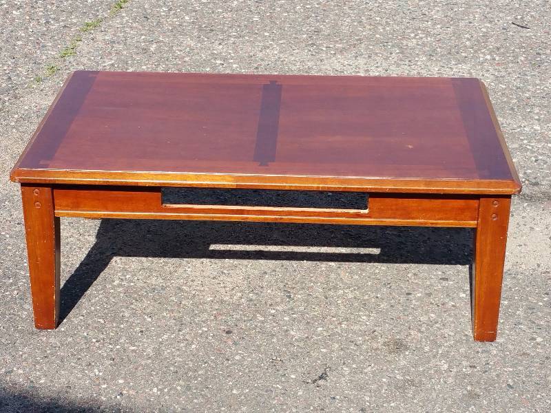 lot 33 image: Cherry Wood Coffee Table