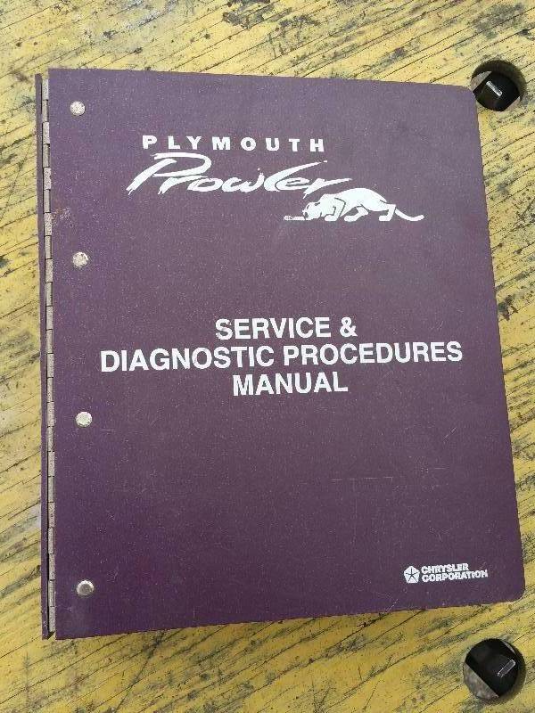 lot 128 image: 1999 Plymouth Prowler Service & Diagnostic Procedures Manual