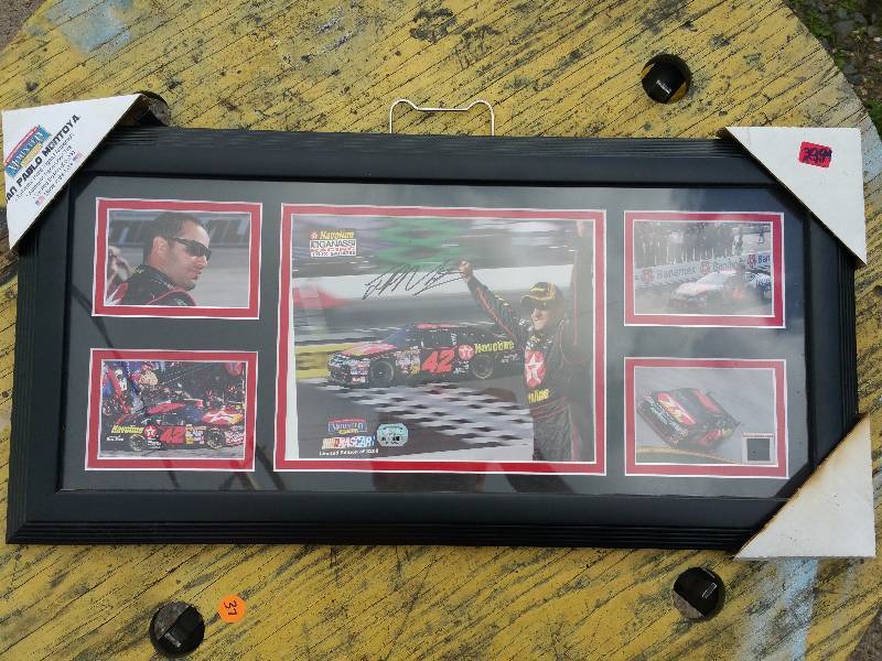 lot 132 image: Juan Pablo Montoya Autographed Photo