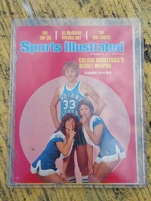 lot 134 image: Larry Bird College Sports Illustrated Magazine
