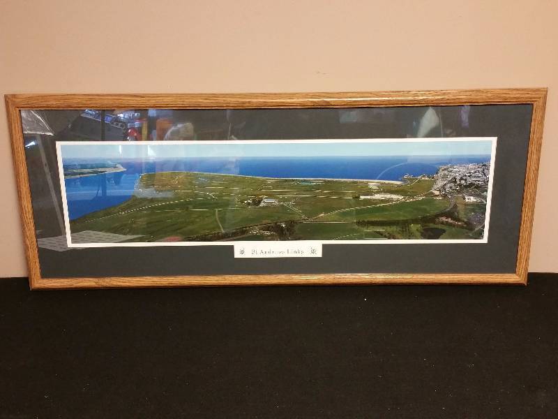 lot 142 image: St Andrews Links Golf Print