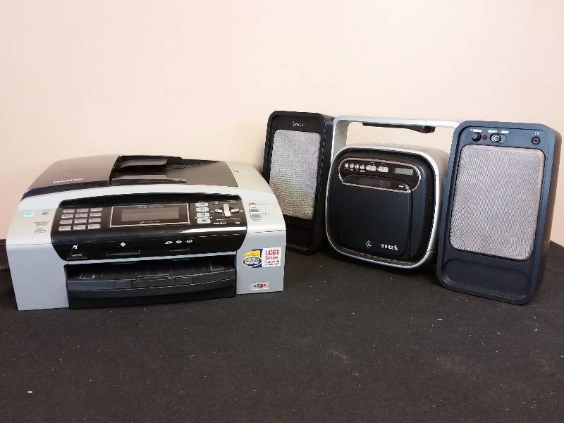 lot 184 image: Brothers Copier & Sirius Boom Box