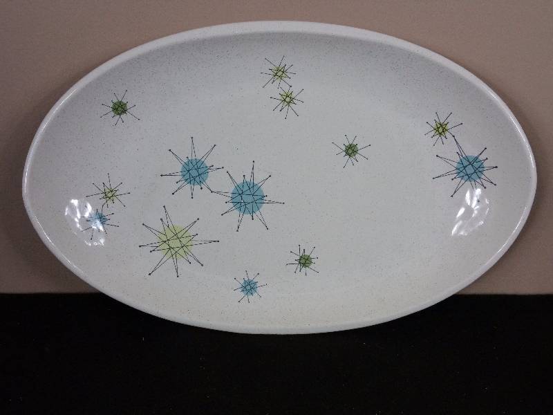 lot 203 image: Franciscan Atomic Starburst 15 12 Platter