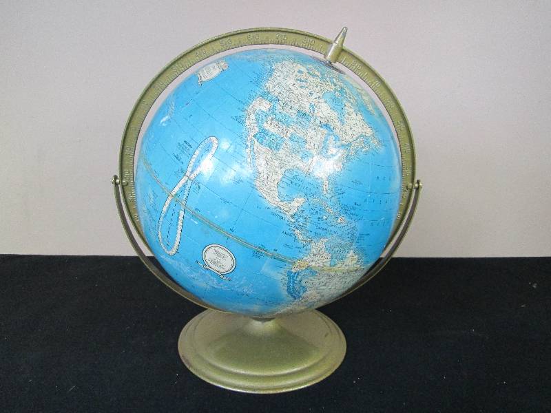 lot 55 image: Crams Imperial World Globe