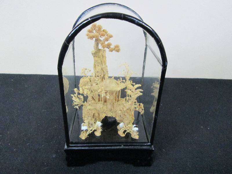 lot 56 image: Chinese Cork Carving