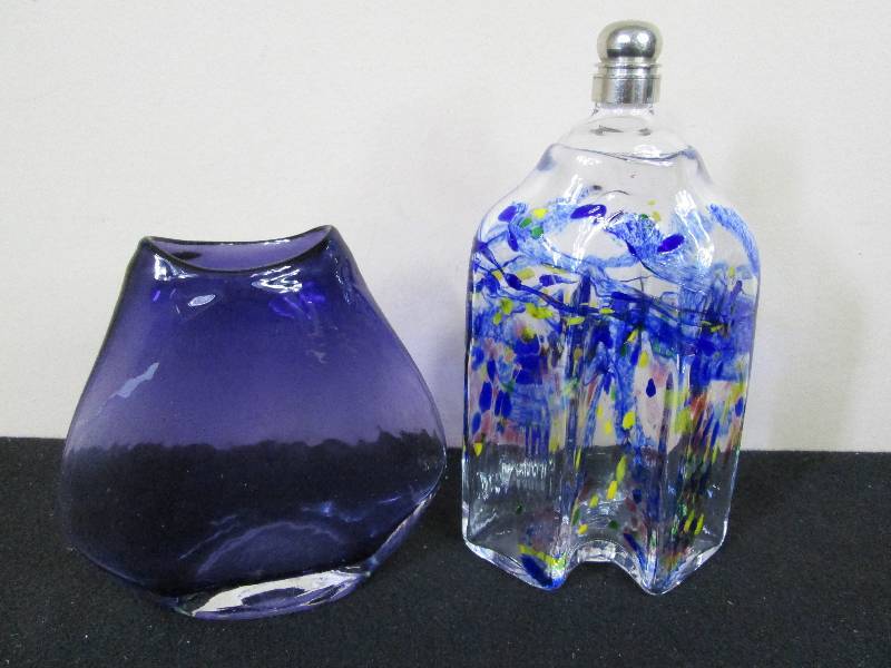 lot 121 image: Colored Glass Decanter