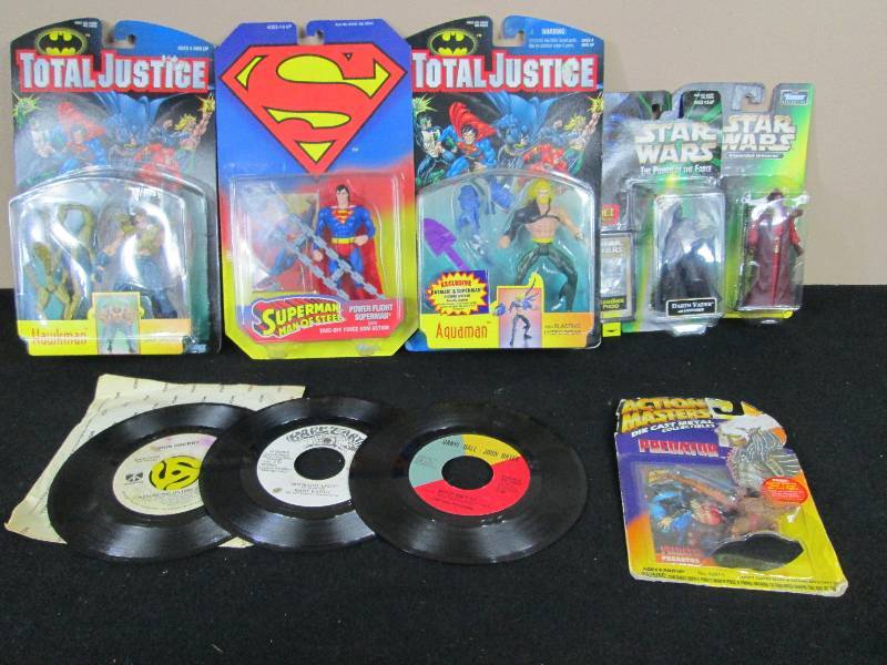 lot 126 image: Superman, Batman, Star Wars, Old Records