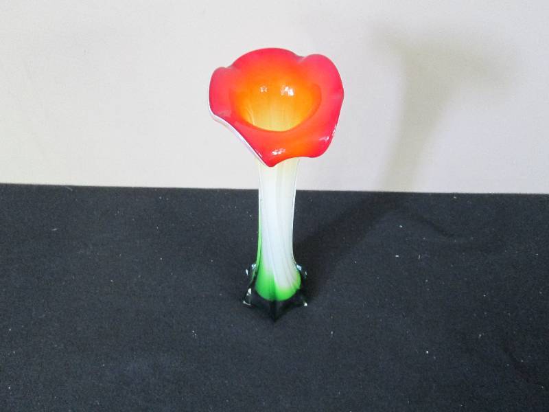 lot 169 image: Multi Color Glass Vase