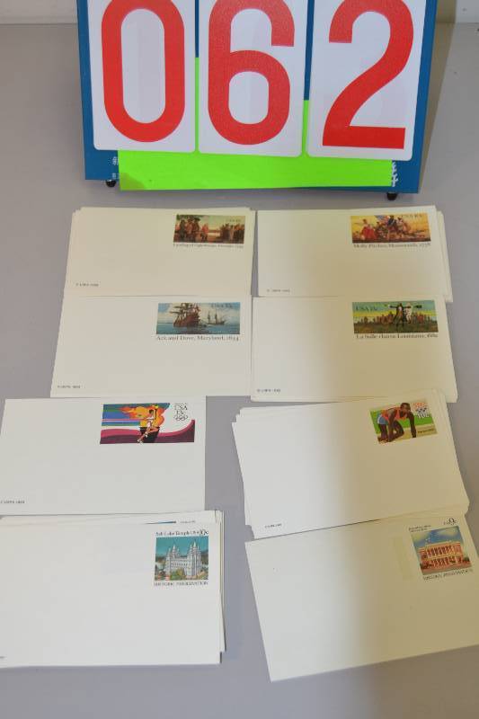 lot 62 image: Stamped postcards