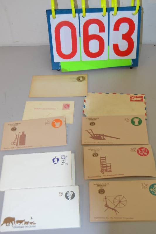 lot 63 image: Stamped Envelopes