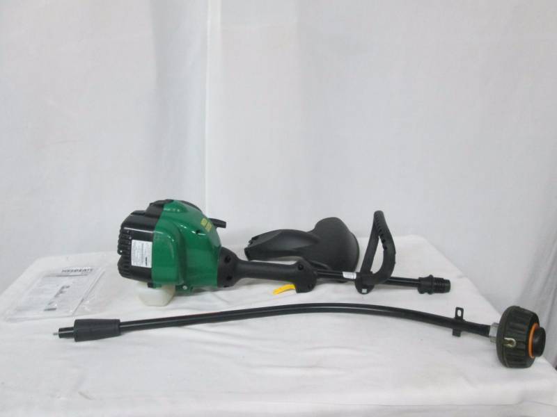 lot 14 image: Weed Eater 16 Curved Shaft 2-Cycle Gas Grass Trimmer