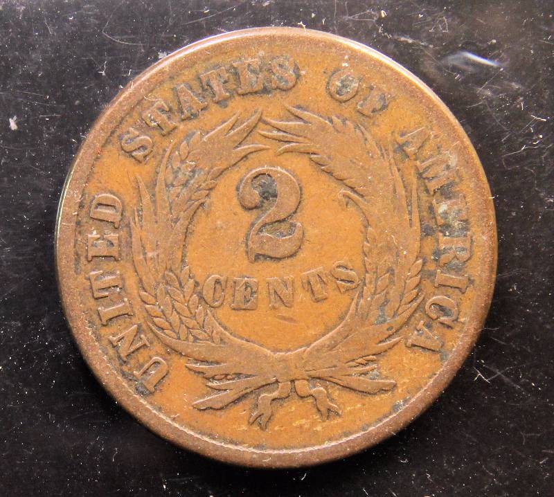 1865 US TWO CENT PIECE