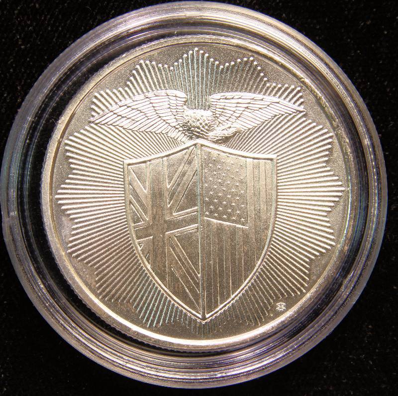 1 TROY OZ. .999 FINE SILVER ROYAL MINT REFINERY IN AIRTITE HOLDER