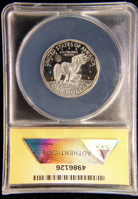1979-S SUSAN B. ANTHONY PROOF TYPE 1 DOLLAR PF69 DCAM DEEP CAMEO ANACS