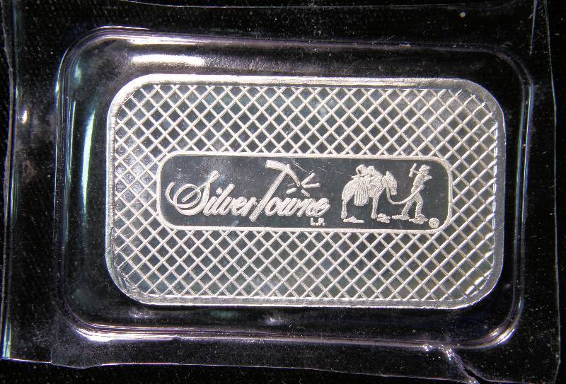 1 TROY OZ. .999 FINE SILVER BAR PROSPECTOR SEALED