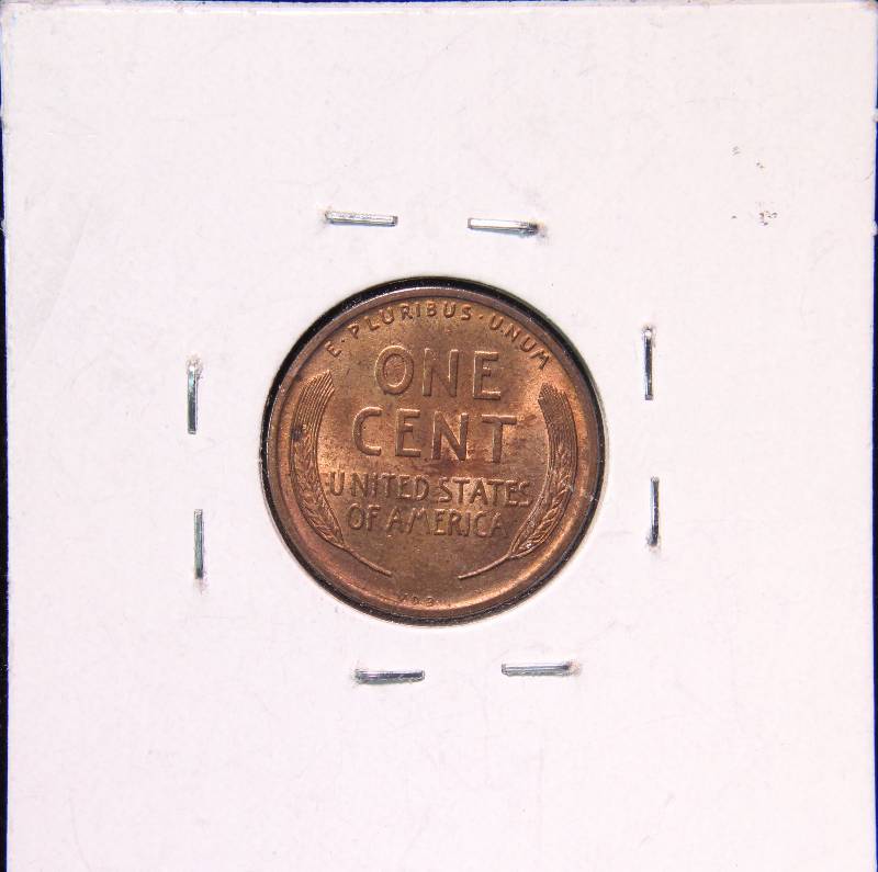 1909 VDB WHEAT CENT UNC.