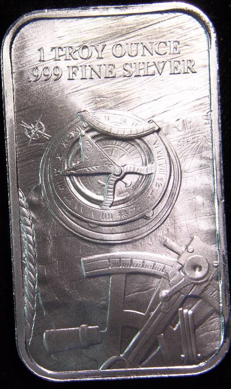 1 TROY OZ. .999 FINE SILVER BAR PROSPECTOR