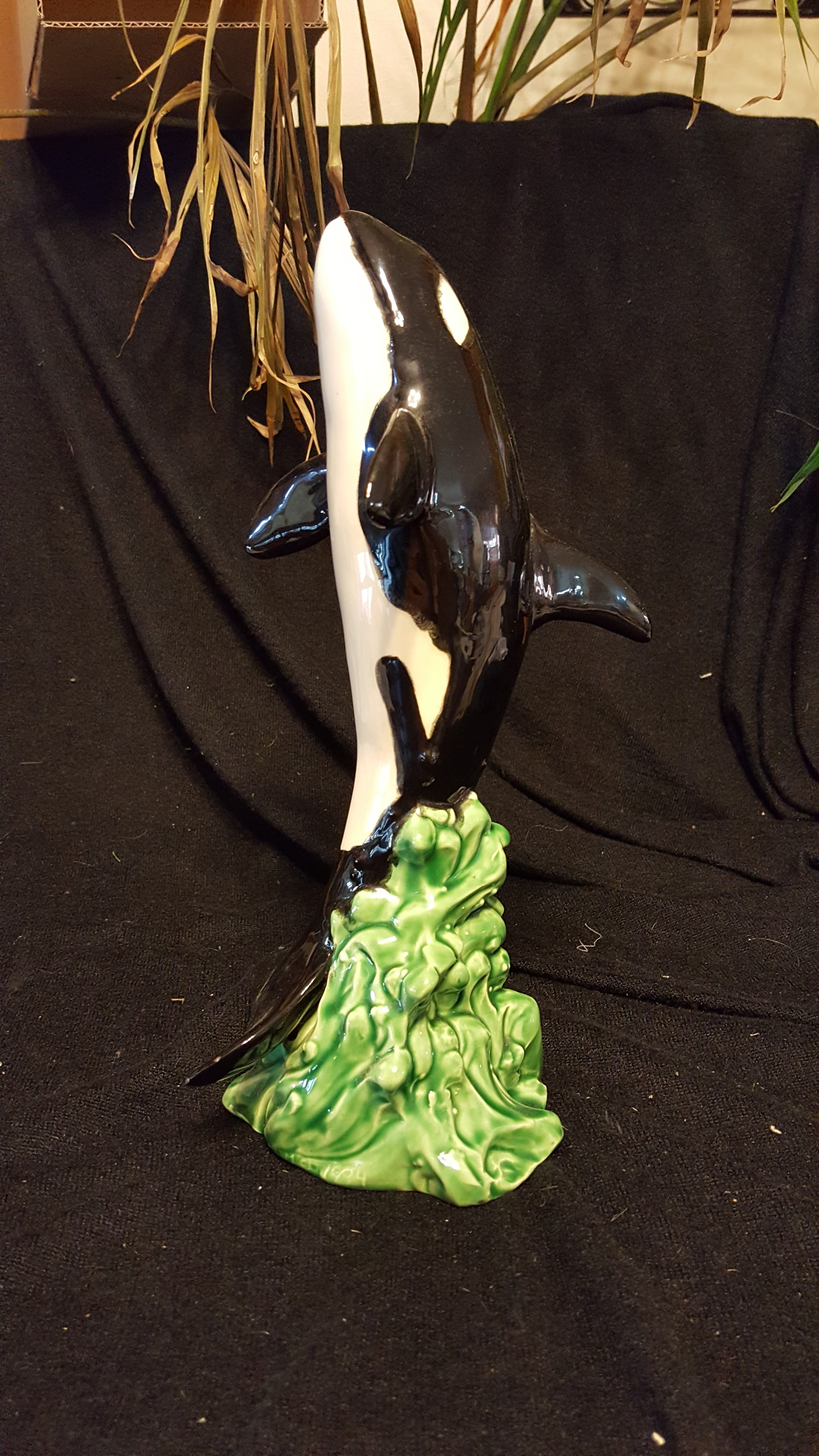 Ceramic killer whale