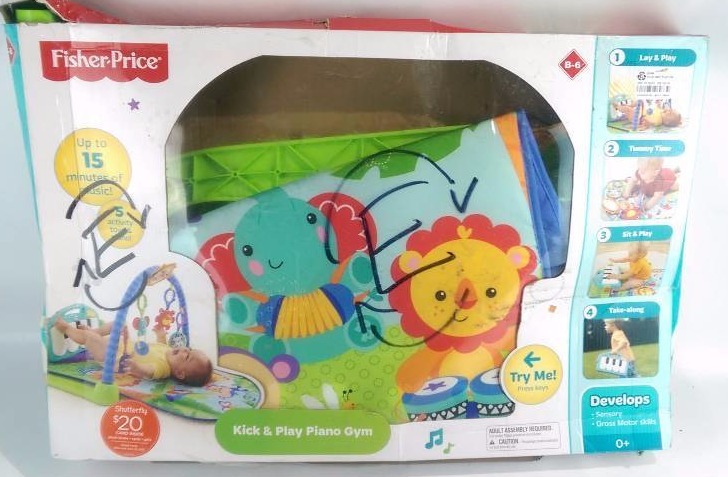 target fisher price kick and play piano