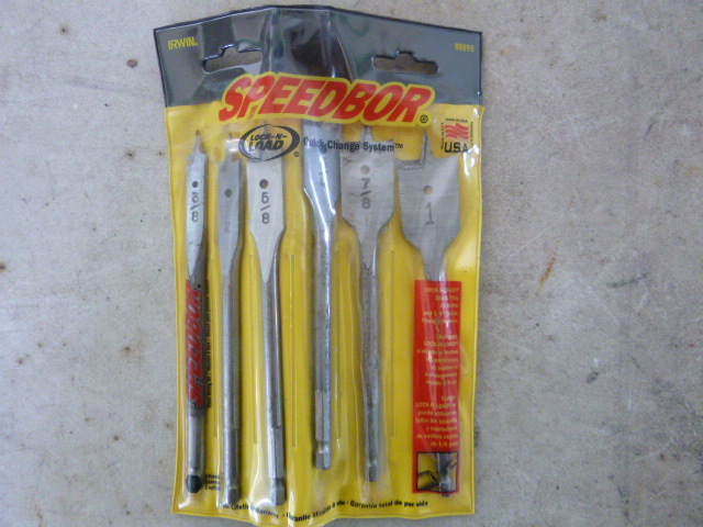 lot 66 image: Irwin Speedbor Wood Drill Bits