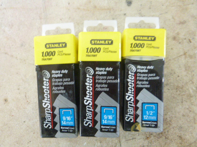 lot 105 image: 3 Packs of Stanley Staples