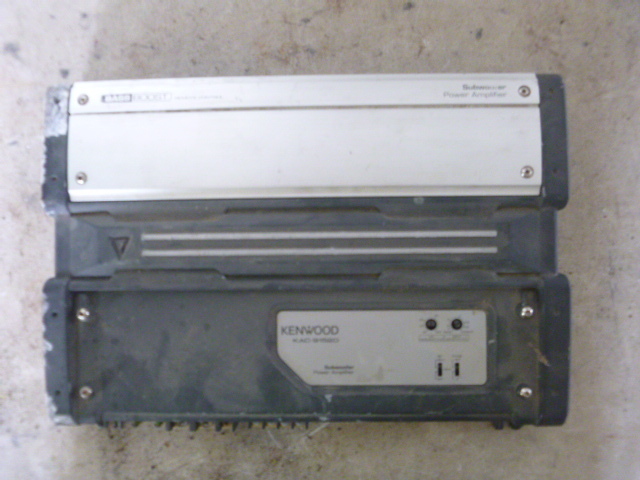 lot 119 image: Kenwood Bass Boost Sunwoofer Power Amplifier
