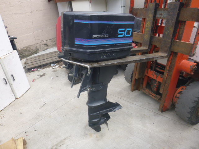 lot 150 image: Force 50 HP Outboard Motor