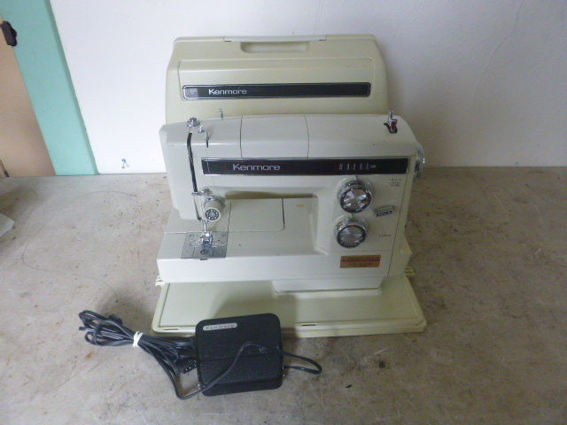 lot 156 image: Kenmore Convertible Sewing Machine
