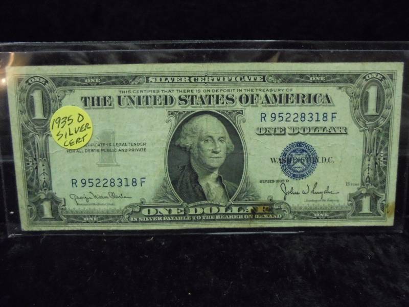 1935D $1 Silver Certificate