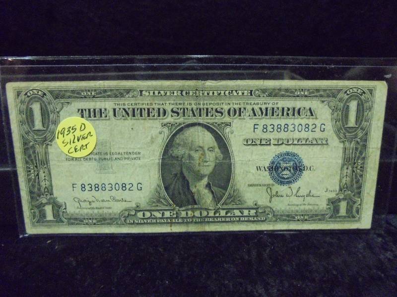 1935D $1 Silver Certificate