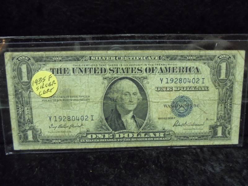 1935F $1 Silver Certificate