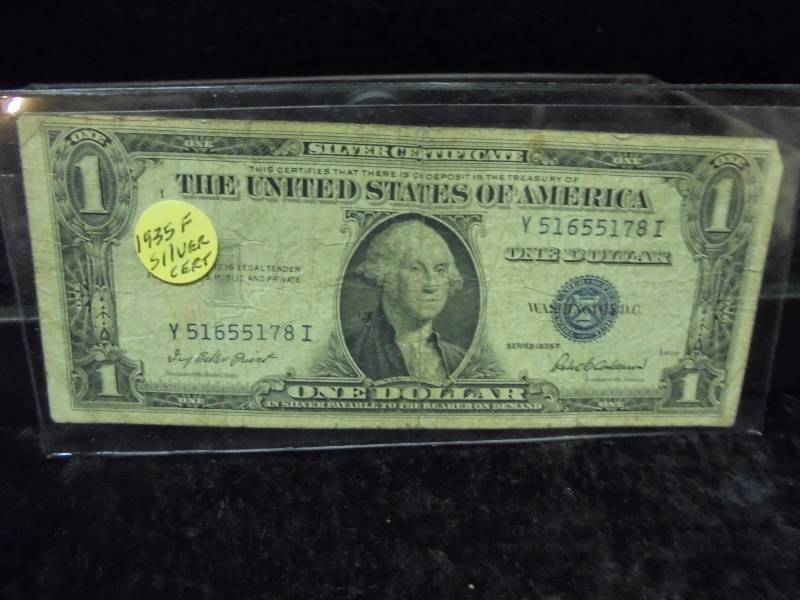 1935F $1 Silver Certificate