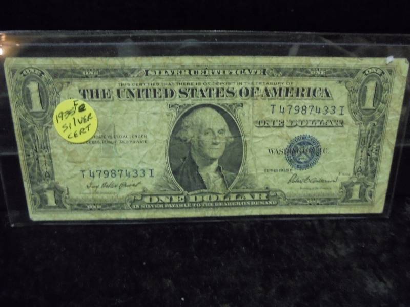 1935F $1 Silver Certificate