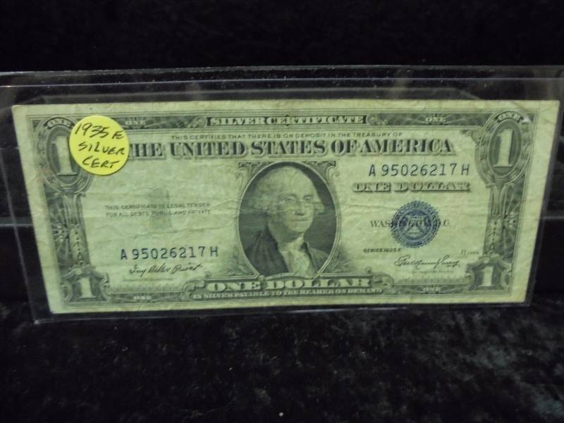 1935E $1 Silver Certificate