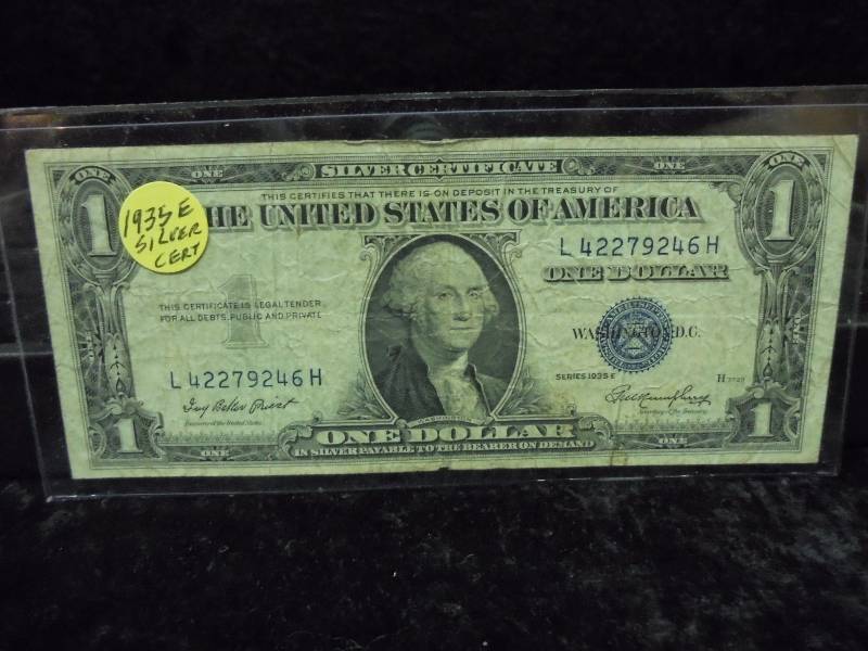 1935E $1 Silver Certificate