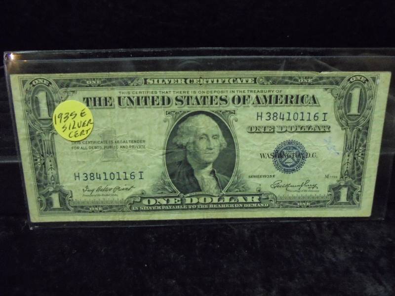 1935E $1 Silver Certificate