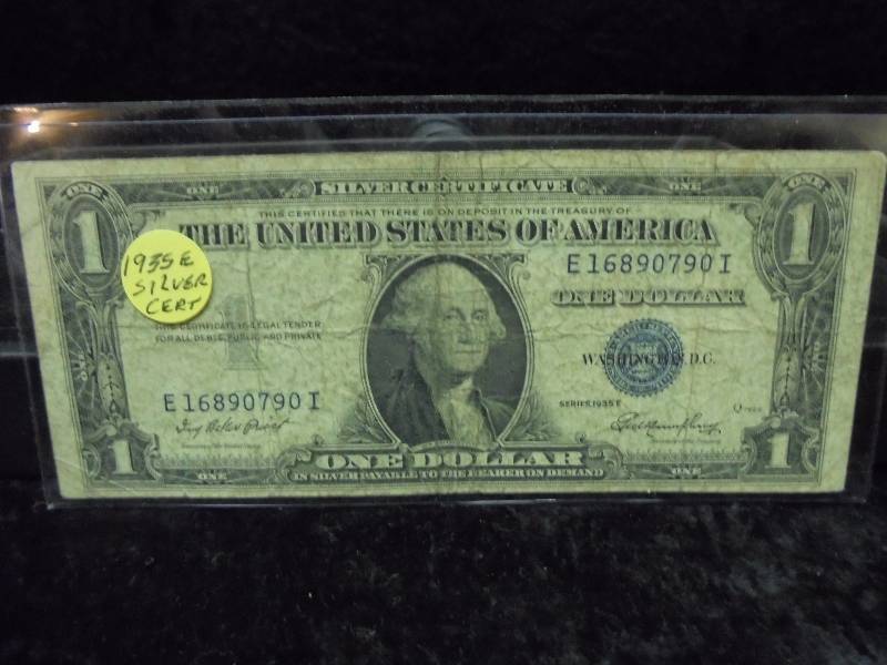 1935E $1 Silver Certificate
