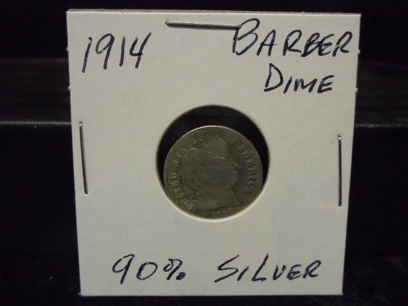 1914 Barber Dime
