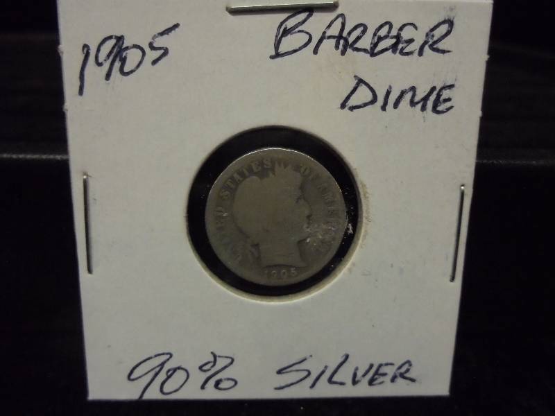 1905 Barber Dime