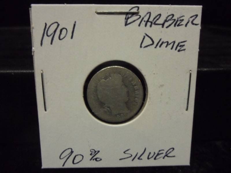 1901 Barber Dime