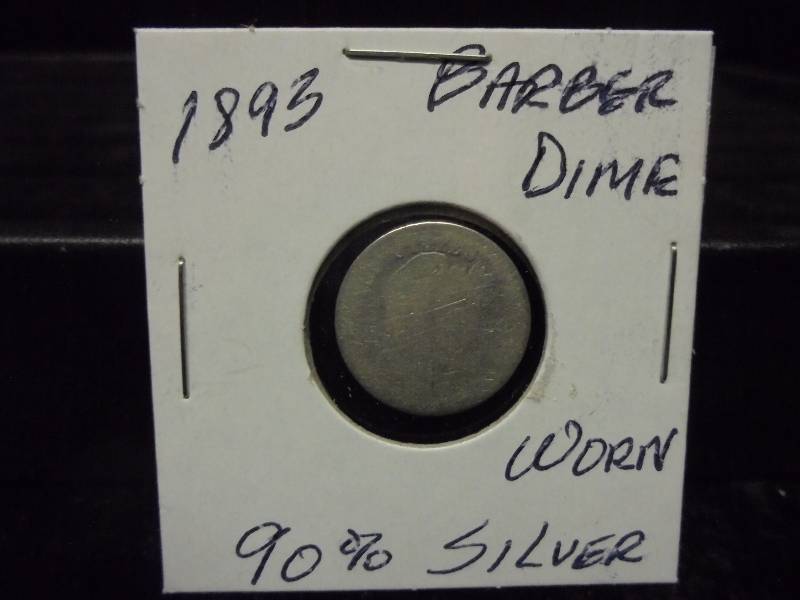 1893 Barber Dime