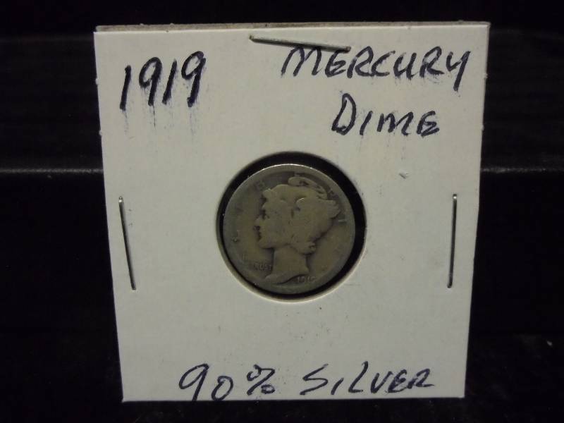 1919 Mercury Dime