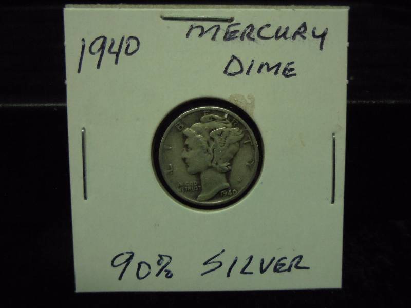 1940 Mercury Dime