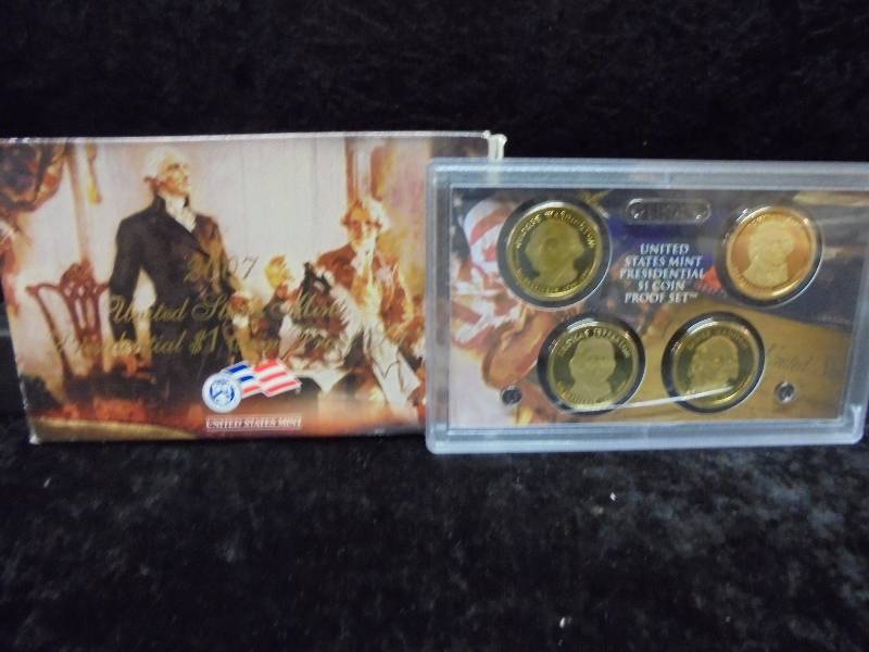 2007 US Mint Presidential $1 Coin Proof Set