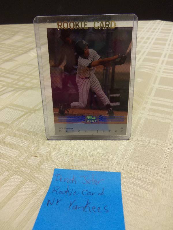 lot 17 image: Derek Jeter Rookie Card - NY Yankees