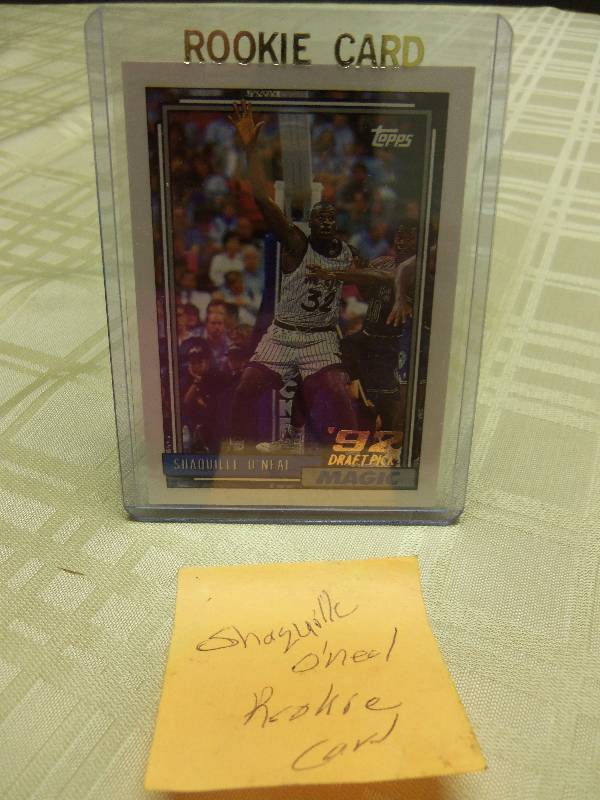 lot 18 image: Shaquille ONeal Rookie Card